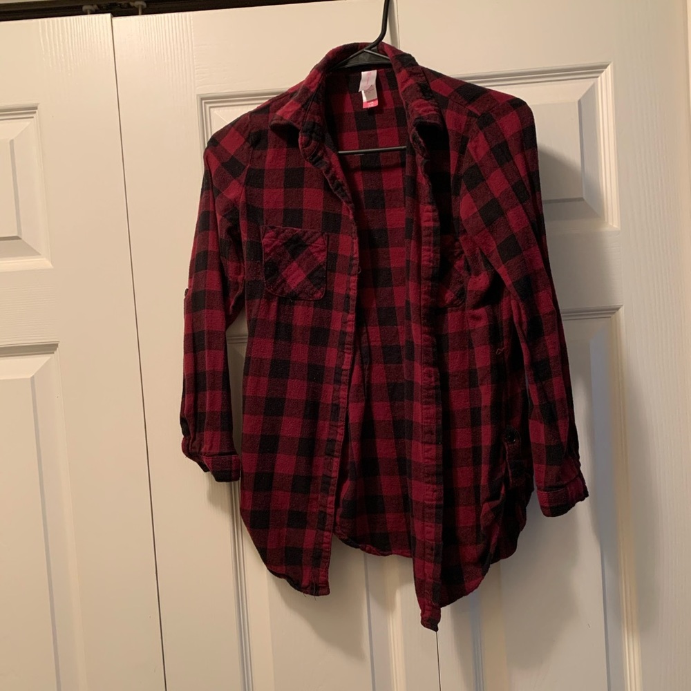 NOBO red and black plaid shirt